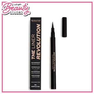 (แท้100%) Makeup Revolution The Liner Revolution  อายไลเนอร์หัวเมจิก หัวแปรงขนาดเล็กติดทนนานตลอดวัน