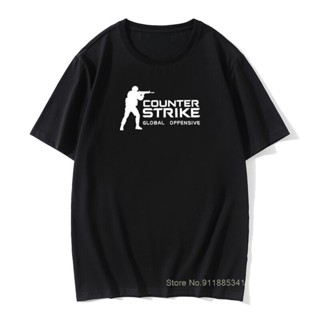 เสื้อยืดลําลอง แขนสั้น พิมพ์ลาย CS GO Counter Strike Global Offensive CSGO แฟชั่นฤดูร้อน สําหรับผู้ชายเกาหลีใส่เดินทาง