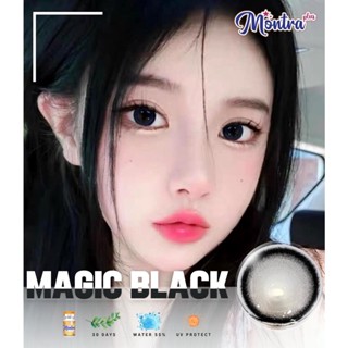 คอนแทคเลนส์🌈Magic🌈 Black (Montra) ขนาดกลาง💖