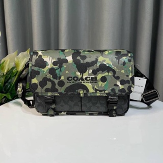 COACH CA009 Men’s Classic Logo Canvas Camo Print