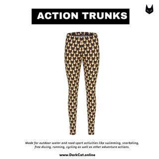 [DarkCat] กางเกงออกกำลังกาย Action Trunks กันแดด สำหรับกีฬากลางแจ้ง ว่ายน้ำ วิ่ง ลายDarkCat Signature