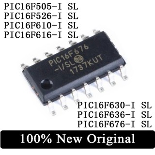 10PCS PIC16F505-I/SL PIC16F526 PIC16F610 PIC16F616 PIC16F630 PIC16F636 PIC16F676 -I SOP-14 8-bit MCU IC Chip the for PCB