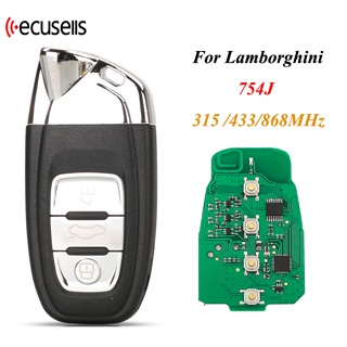 Keyless Go 754J 3 Buttons Full Smart Remote Car Key for Lamborghini 315/433/868Mhz 29A1 Chip
