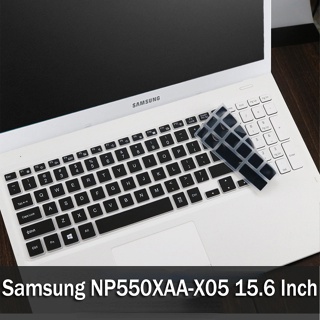 แผ่นซิลิโคนครอบคีย์บอร์ด แบบบาง สําหรับ Samsung NP550XAA-X05 15.6 นิ้ว