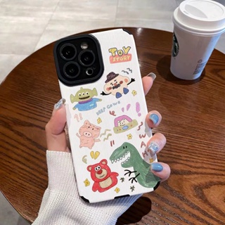 เคสโทรศัพท์มือถือหนัง ลายการ์ตูน Toy Story น่ารัก สําหรับ iphone 15 Pro Max 14 Pro Max 13 Pro Max 13 Pro 11 Pro Max i11 X XR XsMax 7 plus 8 plus 12 Pro Max