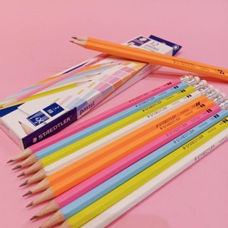 ดินสอไม้ HB Staedler Norica Pastel (พาสเทล)(12 แท่ง/กล่อง)