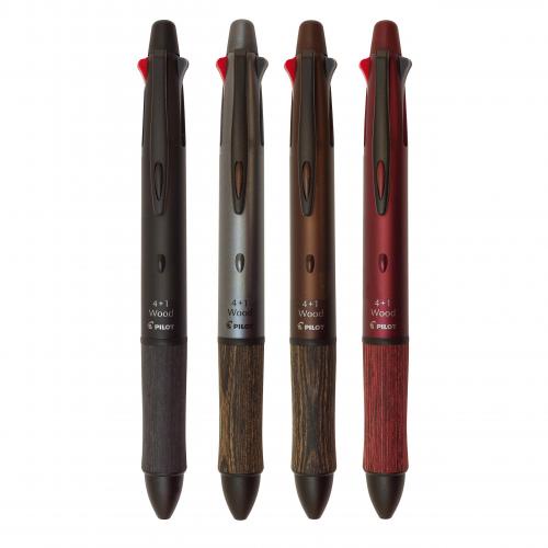PILOT 4 + 1 Wood for B Black / BO Bordeaux / Dark Brown / Gray | Shopee ...