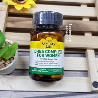 Country Life DHEA Complex for Women, 60 Vegan Capsules สมุนไพรปรับสมดุลสุขภาพของผู้หญิง