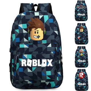 กระเป๋านักเรียน กระเป๋าคอมพิวเตอร์ ลายการ์ตูน Roblox สําหรับผู้ชาย