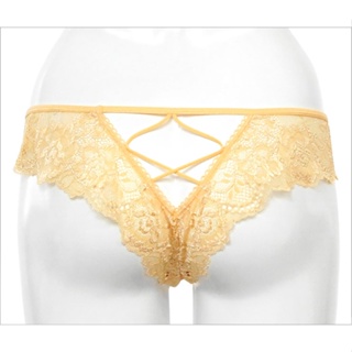 Annebra กางเกงใน ทรงบิกีนี่ ผ้าลูกไม้ Bikini Panty รุ่น  AU3-826 สีขาว,สีเหลือง