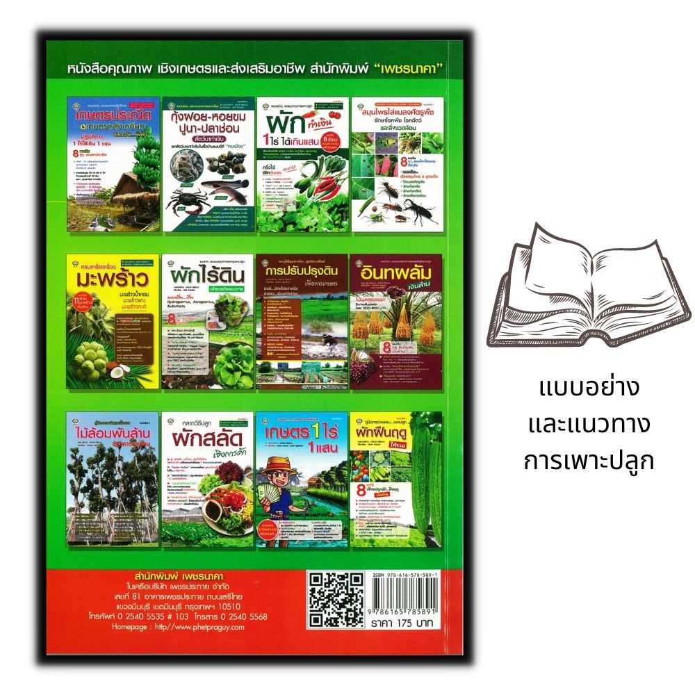 หนังสือ-ผักทำเงิน-1-ไร่-ได้เกินแสน-พืชและการเกษตร-การปลูกพืช-พืชเศรษฐกิจ