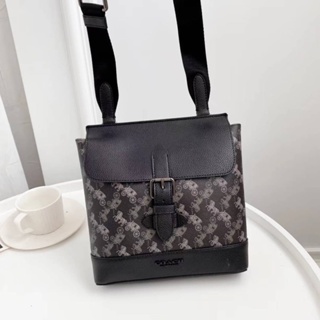 COACH 89891 HUDSON CROSSBODY WITH HORSE AND CARRIAGE PRINT