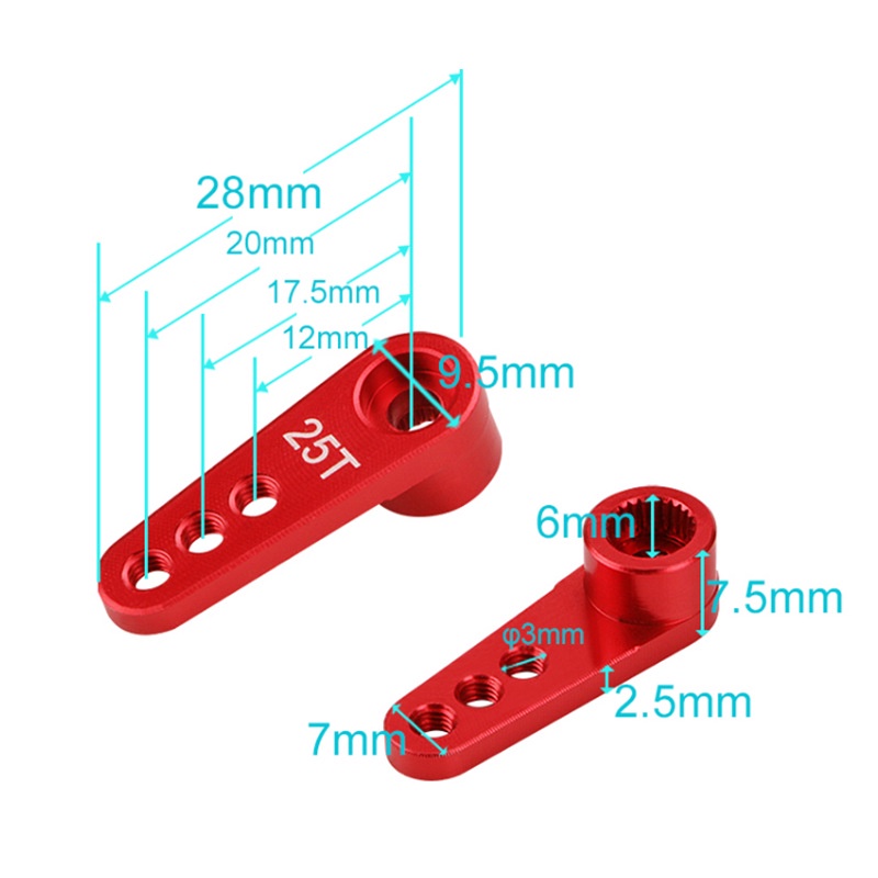 แตรแขนเซอร์โว-25t-28-5-มม-สําหรับโมเดลรถบังคับ-1-10-trx-axial