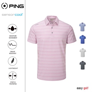 PING ALEXANDER  POLO PING MENS POLO เสื้อกีฬากอล์ฟผู้ชาย