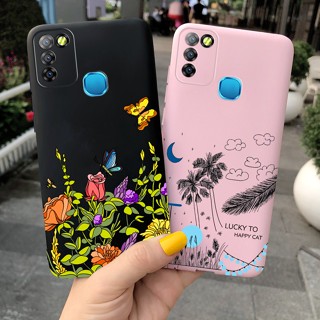 เคสโทรศัพท์มือถือ แบบนิ่ม ลายดอกไม้ สีแคนดี้ สําหรับ Infinix Smart 5 Case X657 X657C Smart 6 5 4