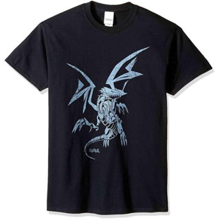 เสื้อยืดผ้าฝ้ายพิมพ์ลาย Yuanl5 [พร้อมส่ง] Yu Gi Oh! ขนาด XS-4xl เสื้อยืดแขนสั้นลําลอง ผ้าฝ้าย 100% พิมพ์ลายมังกร สีขาว ส