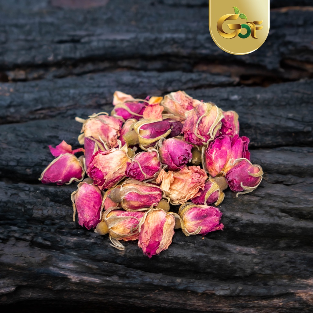 กุหลาบตูมแห้ง (Dried rose buds) บรรจุ 1 กิโลกรัม ส่งตรงจากโรงงาน คัดสรร