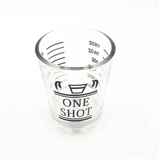 แก้วตวง One shot สเกลสีดำ 45 ml รหัส 2297