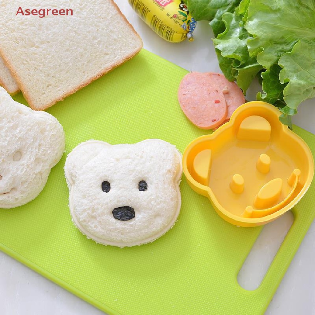 asegreen-แม่พิมพ์-ลายนูน-รูปหมี-สําหรับทําแซนวิช-ขนมปัง-บิสกิต-diy