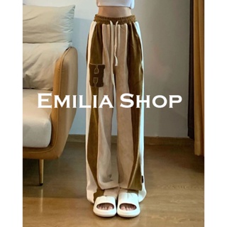 EMILIA SHOP  กางเกงขายาว กางเกงเอวสูง กางเกงขายาวผู้หญิงสไตล์เกาหลี 2022 ใหม่  Comfortable Korean Style พิเศษ High quality K011064 36Z230909
