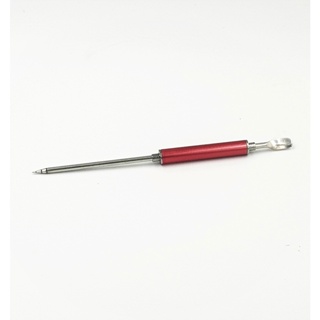ปากกาวาดลายลาเต้อาร์ตสแตนเลส มีที่จับ สีแดง Latte art pen ยาว 13.5 ซม. รหัส 2300