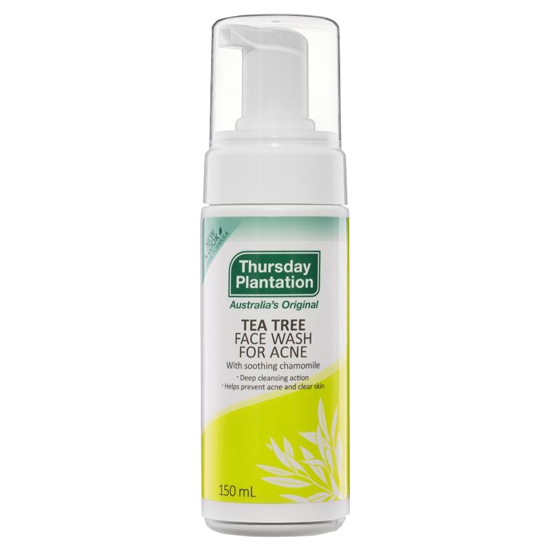 thursday-plantation-tea-tree-daily-face-wash-150ml-foaming-โฟมเนื้อนุ่มเหมาะกับผู้ที่มีปัญหาผิวมัน-kawaofficia