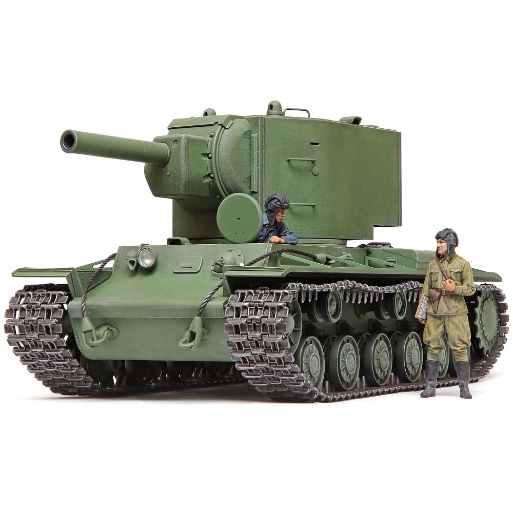 โมเดลประกอบ-tamiya-1-35-ta35375-russian-heavy-tank-kv-2