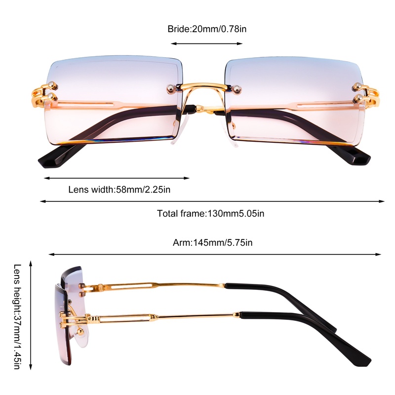 2-ชิ้น-เซต-แว่นกันแดด-บุคลิกภาพ-แฟชั่น-แว่นตากันแดด-ผู้หญิง-ไล่ระดับสี