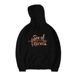 เสื้อกันหนาว มีฮู้ด ผ้าฝ้าย ลาย Game Sea of Thieves สไตล์ฮิปฮอป สตรีท ขนาดใหญ่ ไซซ์ 4XL 641 สําหรับชาย และหญิง