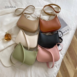 ASAKA Fashion handbag bag new small square bag foreign temperament shoulder bag fashion womens bag armpit bag