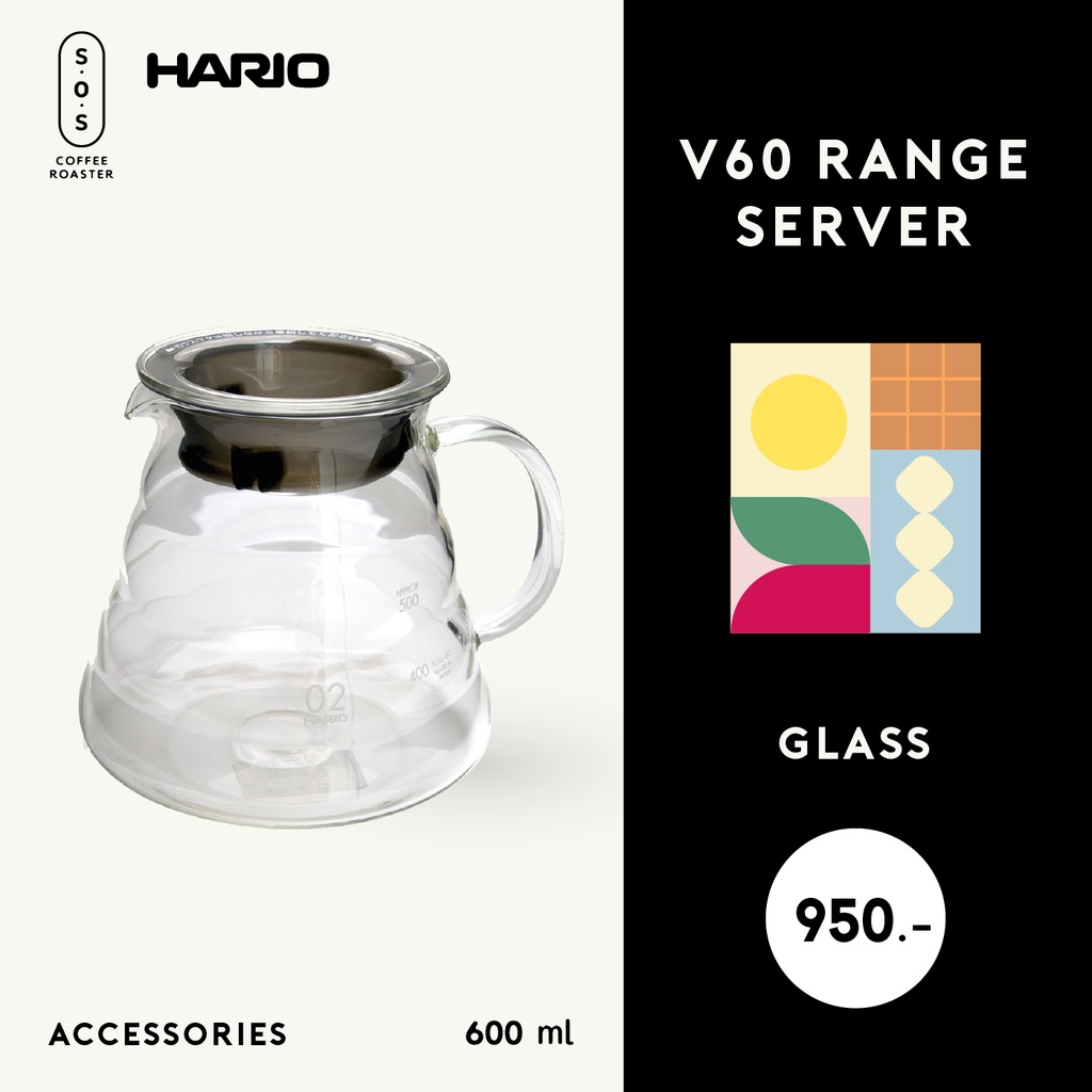 HARIO V60 Range Server 360ml/600ml | Shopee Thailand