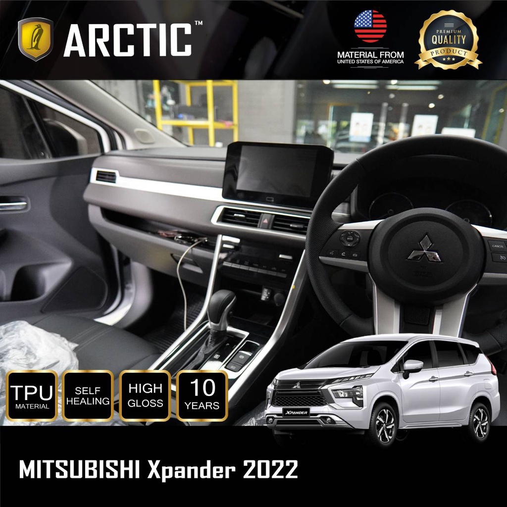 mitsubishi-x-pander-2022-ฟิล์มกันรอยรถยนต์-ภายในรถ-pianoblack-จุดเสี่ยงภายนอก-by-arctic-โปรดระบุส่วนที่ต้องการสั่