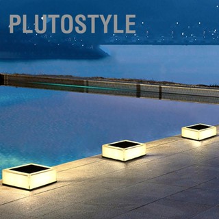 Plutostyle โคมไฟ Led พลังงานแสงอาทิตย์ ความสว่างสูง กันน้ํา ปลอดภัย สําหรับสวนกลางแจ้ง