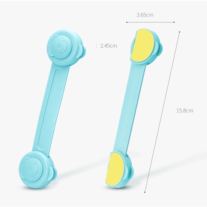ตัวล็อคลิ้นชัก-ที่ล็อคตู้เย็น-ป้องกันอันตรายเด็ก