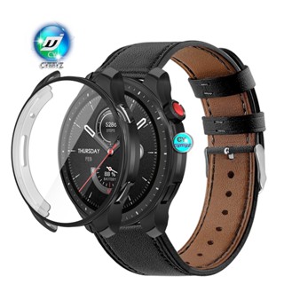 สาย amazfit gtr 4 สาย สายหนัง สำหรับนาฬิกาอัฉริยะ เคส  amazfit gtr 3 pro เคส  amazfit gtr 4 เคส เคสเต็มจอ