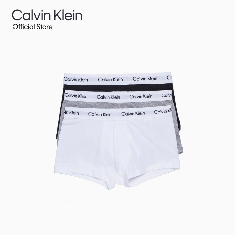 ภาพหน้าปกสินค้าCalvin Klein กางเกงในชาย แพ็ค 3 ชิ้น ทรง Low Rise Trunk หลากสี รุ่น U2664 998 จากร้าน calvinklein_officialstore บน Shopee