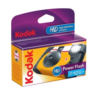 กล้องฟิล์มใช้แล้วทิ้ง Kodak HD Power Flash ( ถ่ายได้27 + 12 ภาพ)