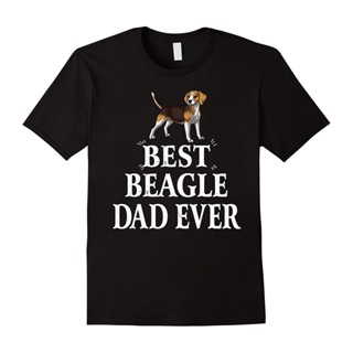 Lmytx2 เสื้อยืดแขนสั้น พิมพ์ลาย Best Beagle Dog Dad Ever Father พลัสไซซ์ สําหรับผู้ชายสามารถปรับแต่งได้