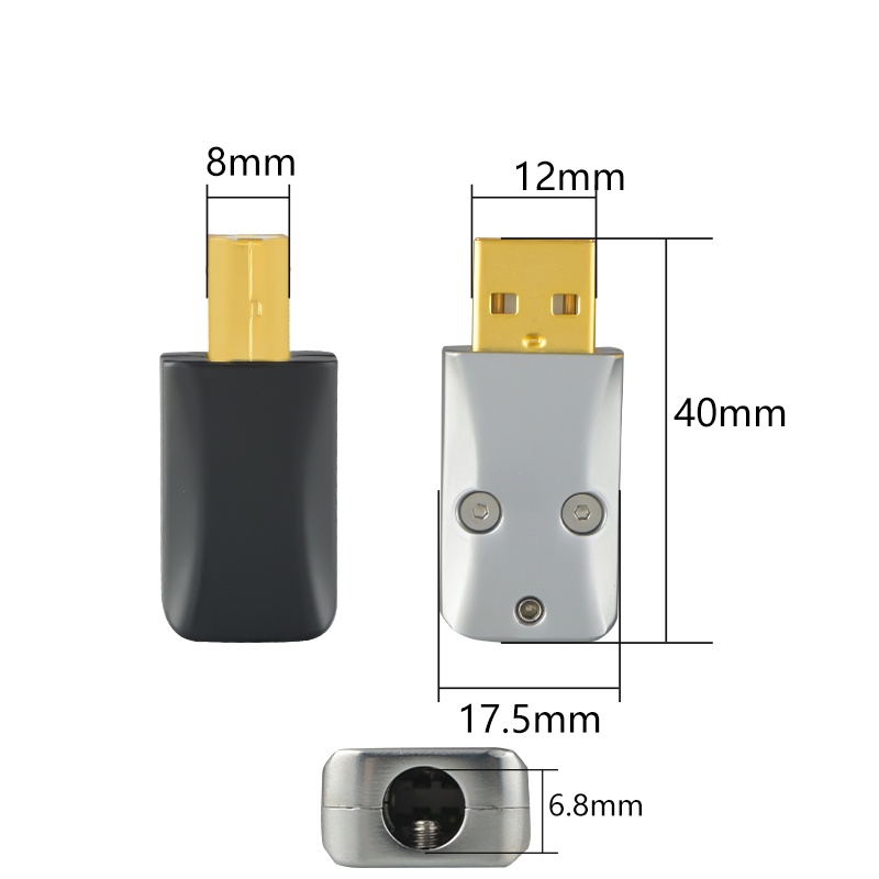 ภาพหน้าปกสินค้าHifi สายเคเบิลเชื่อมต่อเสียง USB Type A Type B USB A USB B USB 2.0 DIY จากร้าน hiichiie.th บน Shopee