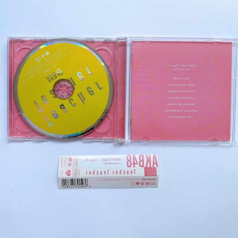 akb48-cd-dvd-single-teacher-teacher-limited-edition-type-a-แผ่นแกะแล้ว-with-obi