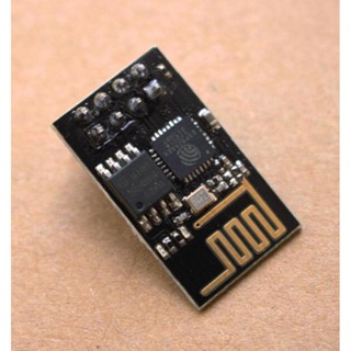 ESP-01 โมดูล Wi-Fi ESP8266 รุ่นใหม่ สีดำ