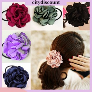 &lt;citydiscount&gt;  City_ ที่คาดผมประดับดอกคามิเลียสําหรับผู้หญิง