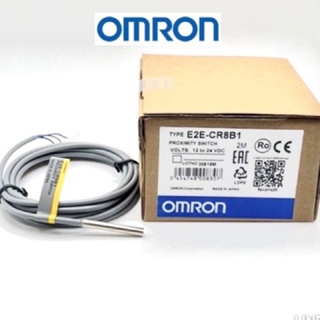 ของแท้!!! omron E2E-CR8B1 proximity switch 12-24VDC M4 PNP NO ของใหม่