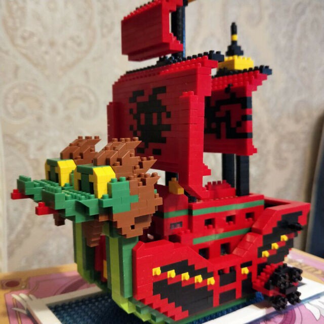 เลโก้-ตัวต่อ-นาโน-nanoblock-microblock-นาโน-ไมโคร-บล็อก-เรือวันพีช-one-piece-pirate-ship