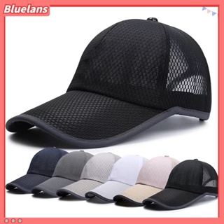 [Bluelans] หมวกเบสบอล ผ้าโพลีเอสเตอร์ ทรงโค้ง ป้องกันรังสียูวี สําหรับผู้ชาย