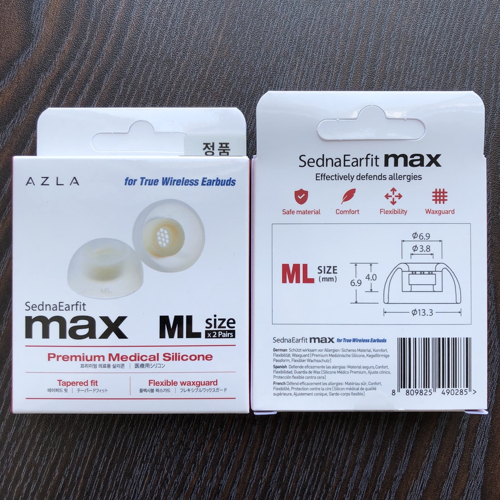 Azla SednaEarfit MAX ปลายหูฟังซิลิโคน เกรดการแพทย์ สําหรับหูฟังไร้สาย ...