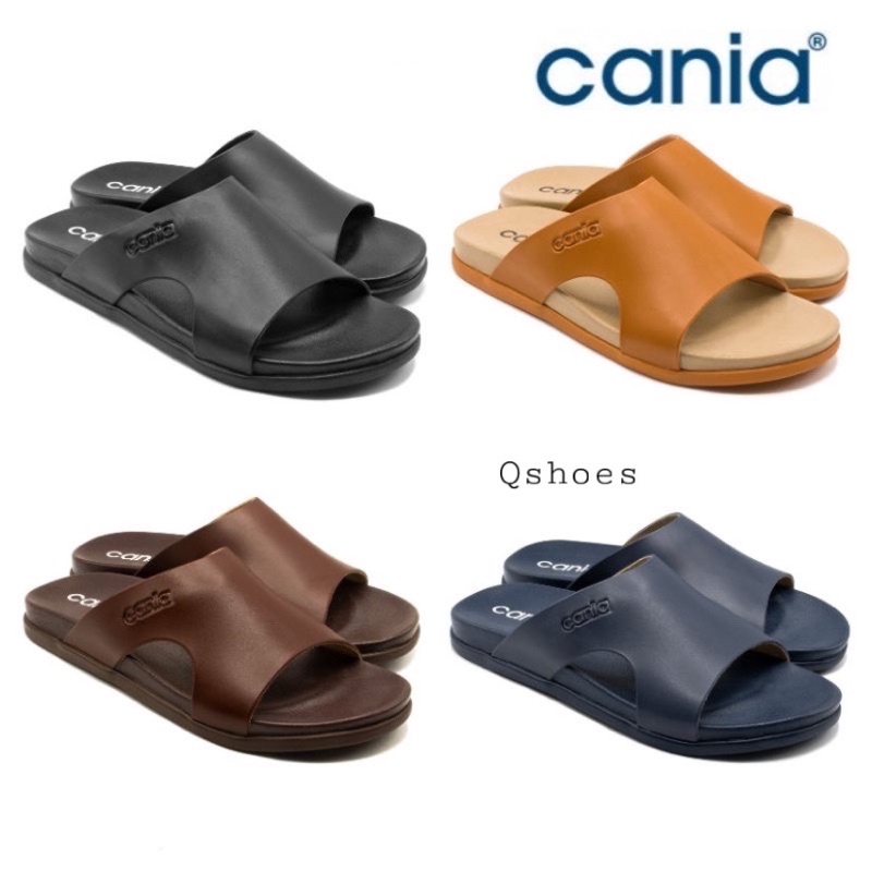 ภาพหน้าปกสินค้ารองเท้าแตะสวม​ นุ่มสบายไม่อับชื้น​ คาเนีย​ Cania​ CM12122 Size: 40-44 ดำ​ กรมท่า​ น้ำตาล​ แทน จากร้าน q_shoes บน Shopee