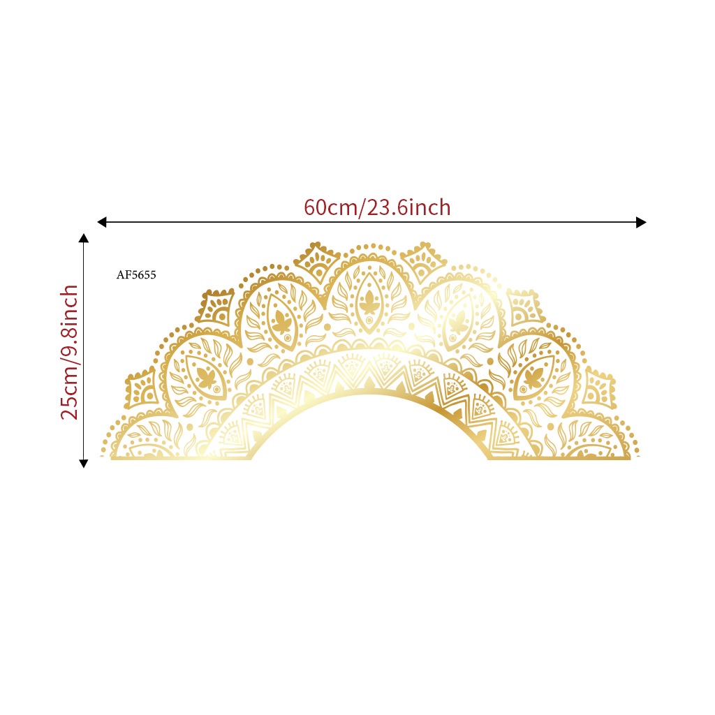สติกเกอร์ติดผนัง-ลายดอกไม้แมนดาลา-สีทอง-ลอกออกได้-สําหรับตกแต่งบ้าน-ห้องนอน-ห้องนั่งเล่น-diy