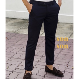 ภาพหน้าปกสินค้าSonson - กางเกงขากระบอกเล็ก รุ่น Smart pants 4 สีขายดี ผ้าชาลี ใส่สบาย👖 ที่เกี่ยวข้อง