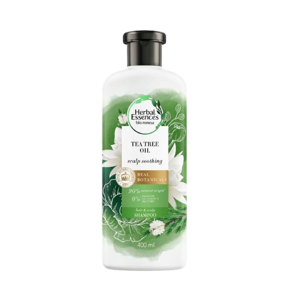 Herbal Essences Tea Tree Oil Hair & Scalp Shampoo 400Mlเฮอร์บัล เอสเซน